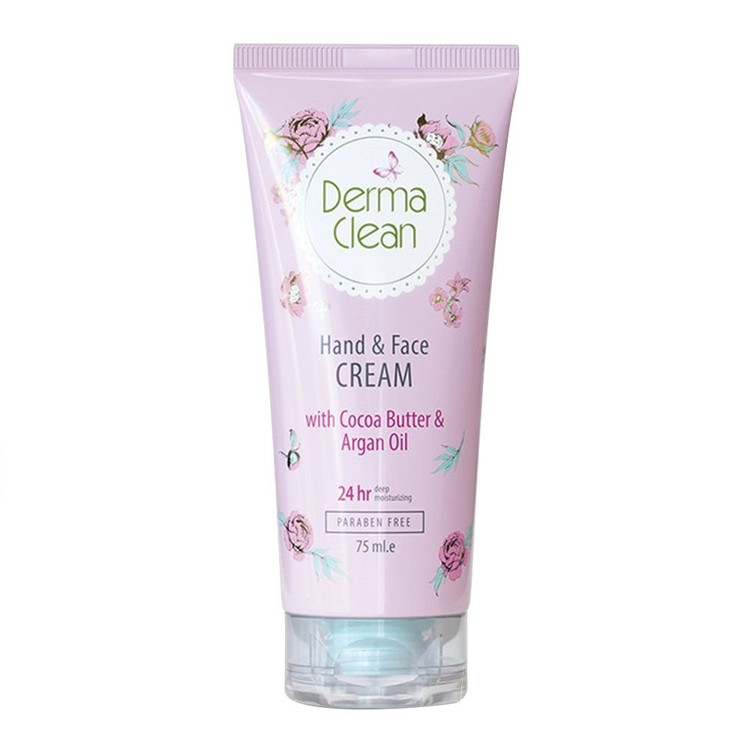 کرم دست و صورت حاوی کوکوباتر و روغن آرگان درماکلین