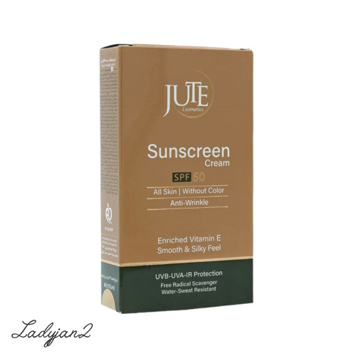 کرم ضد آفتاب بی رنگ spf 50 و ضد چروک انواع پوست ژوت
