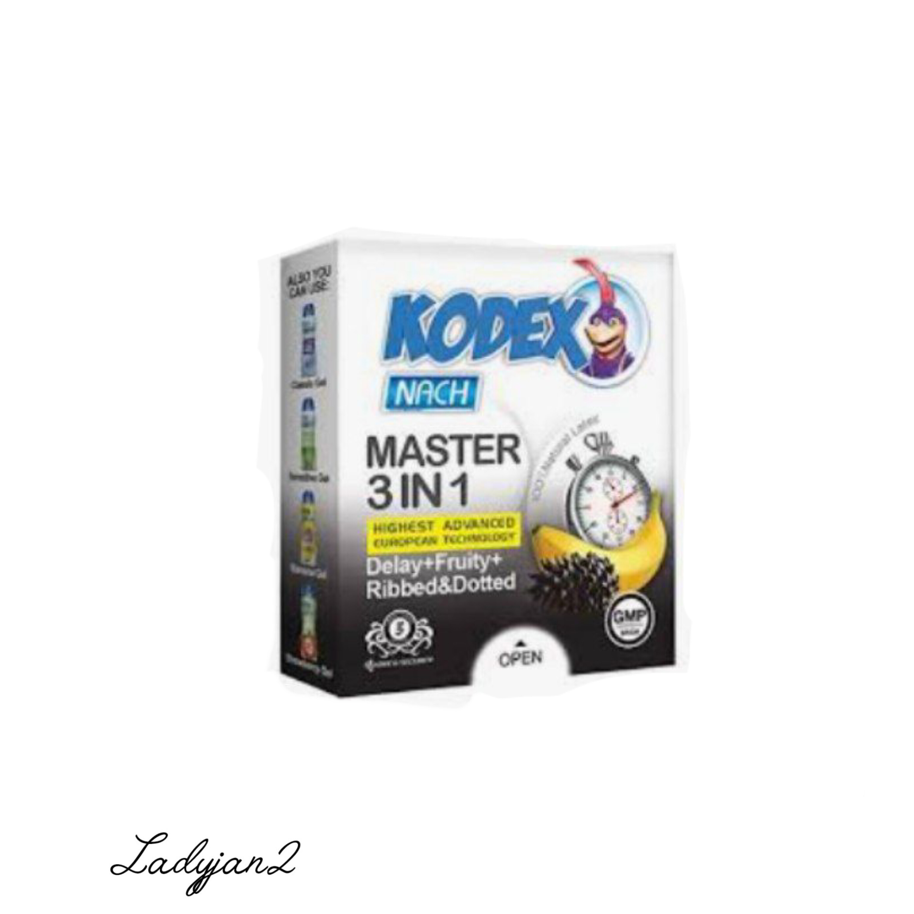 کاندوم تأخیری مدل 1 Master 3 IN کدکس بسته سه عددی