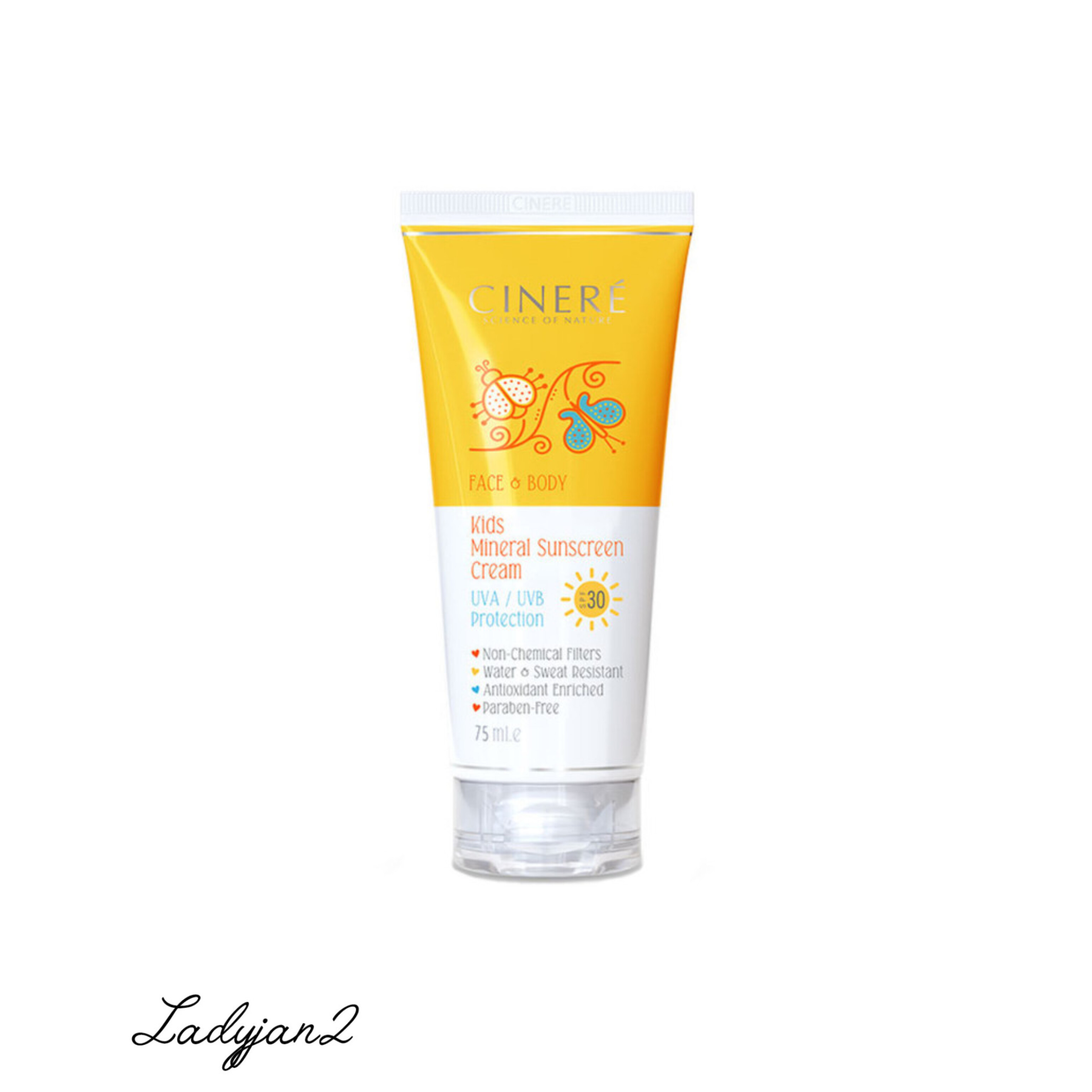 کرم ضدآفتاب کودک SPF 30 سینره