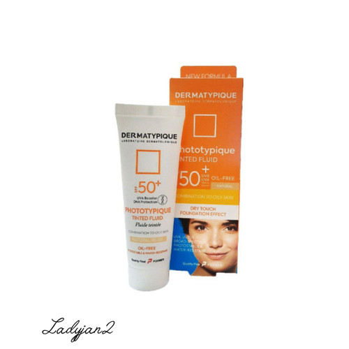 ضد آفتاب رنگی درماتیپیک بژ طبیعی با Spf +50 مناسب پوست چرب حجم 50 میلی لیتر