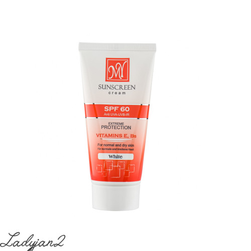 کرم ضد آفتاب SPF60 مای بی رنگ مناسب پوست های معمولی و خشک