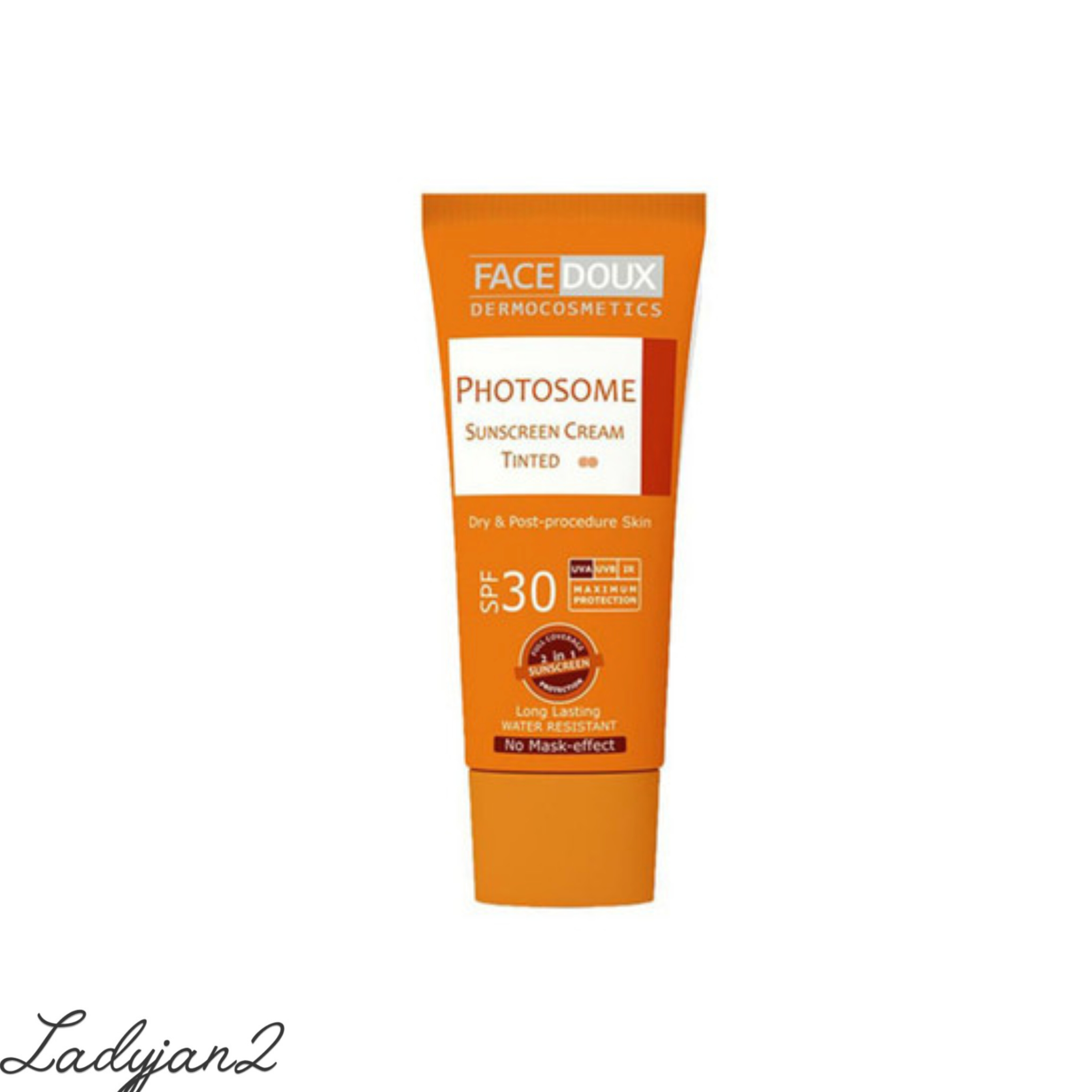 کرم ضد آفتاب رنگی فیس دوکس مدل Photosome با SPF30 مناسب پوست خشک تا انواع پوست کد دو صفر حجم 40 میلی لیتر