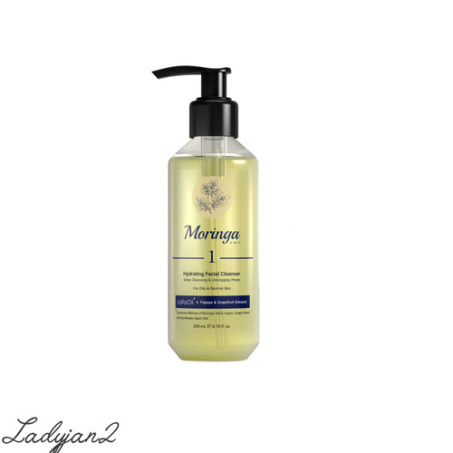 ژل شستشو و آبرسان صورت مورینگا شماره 1 حجم200ml