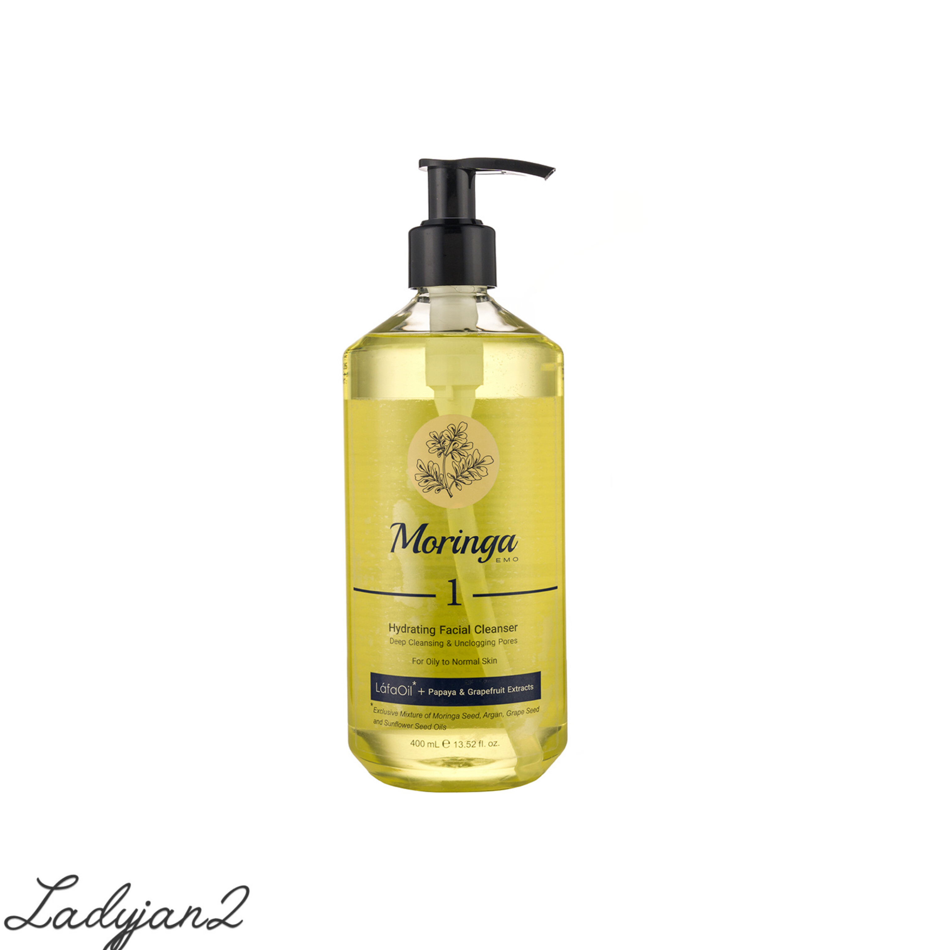 ژل شستشو و آبرسان صورت مورینگا شماره 1حجم400ml